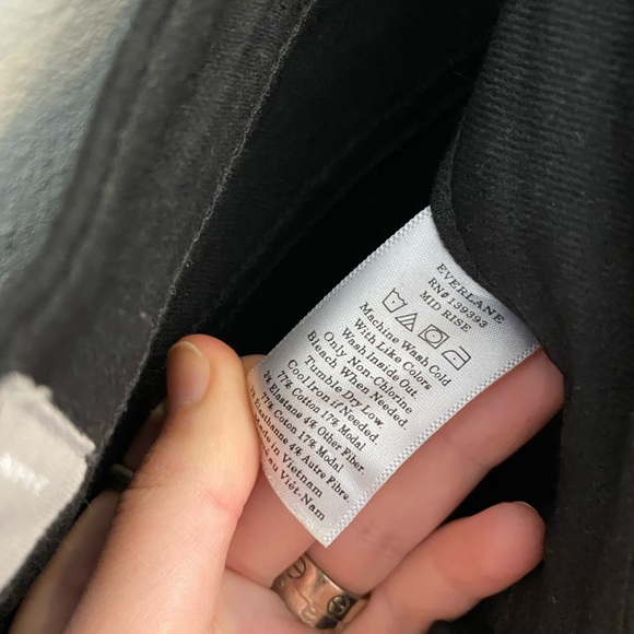 NWOT Everlane Black Jeans 26 Ankle - Picture 6 of 8